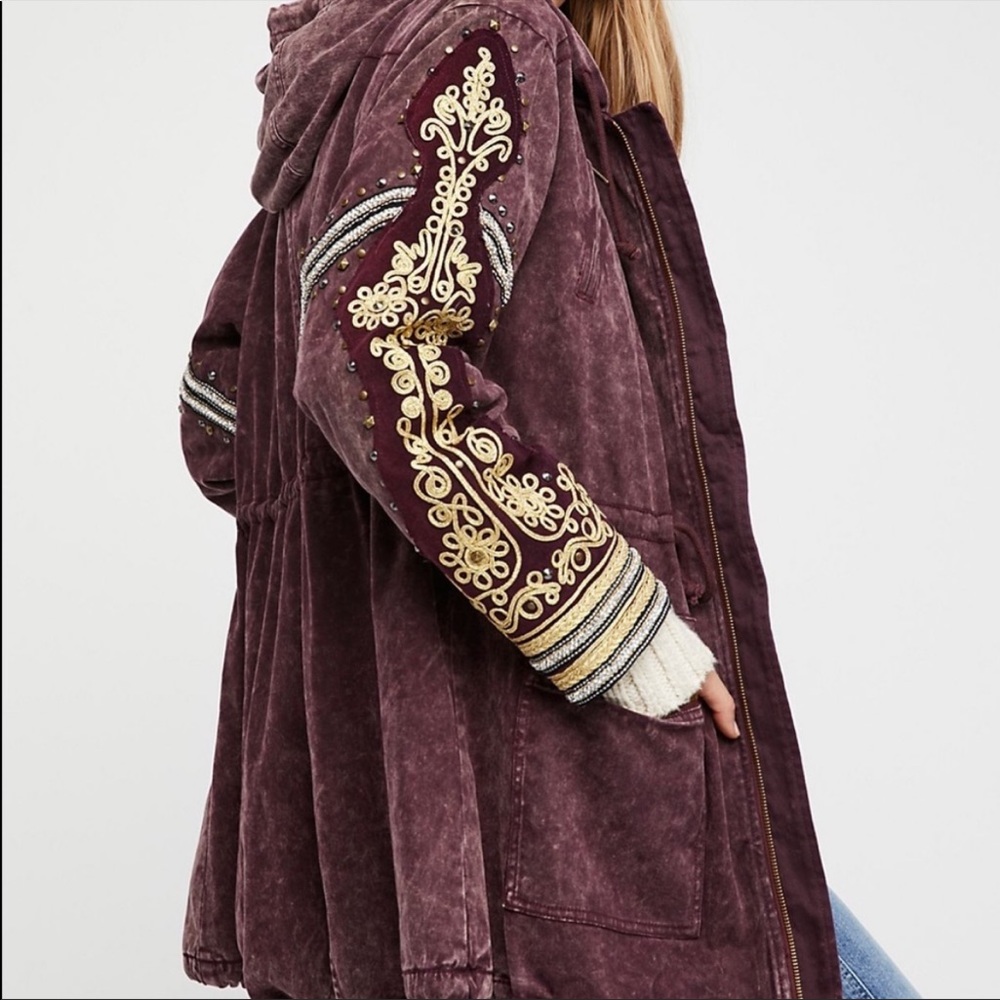 Free People military parka